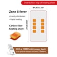thumbnail image 3 of Portable Heated Shawl, Heated Shawl Wraps for Women, Portable Soft Zipper Electric Heated Blanket Shawl, 3 Heating Levels, USB Heated Blanket Shawl (Red), 3 of 9