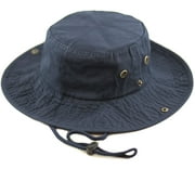 Men Women Boonie hat Cotton Wide Brim Foldable Double-Sided Outdoor