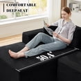 thumbnail image 5 of Weture Sectional Sofa,  Corduroy Modular Sofa, Multifunctional and Pillows, Left-Facing Chaise, Black, 5 of 7