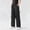 Style1-Black girls pants, variant on Girls Wide Leg Pants Water Resistant Elastic Waist Hiking Trousers with Pockets UPF Sun Protection Back to School pants 5-15 Years