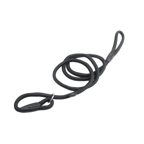 Slip Lead Dog Leash, Heavy Duty Nylon Rope Leash with Adjustable Stopper for Small and Medium Dogs, No Pull Training and Walking