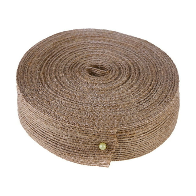 Miangastore DIY Natural Hemp Rope Jute Webbing Twine Woven Rope Wedding Bag String Wooden Craft Accessories