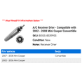 thumbnail image 2 of A/C Receiver Drier - Compatible with 2002 - 2008 Mini Cooper Convertible 2003 2004 2005 2006 2007, 2 of 2