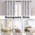thumbnail image 7 of Living room blackout curtain, printed curtain bedroom insulation energy-saving flowering curtain, 7 of 7