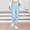 Light Blue, variant on Swuxness Womens Striped Print Loungewear Pajamas Long Pants Wicking Non Chafing Home Wear