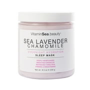 Vitamins and Sea beauty Overnight Hydration Sea Lavender & Chamomile Sleep Mask, for All Skin Types, 8.5 oz