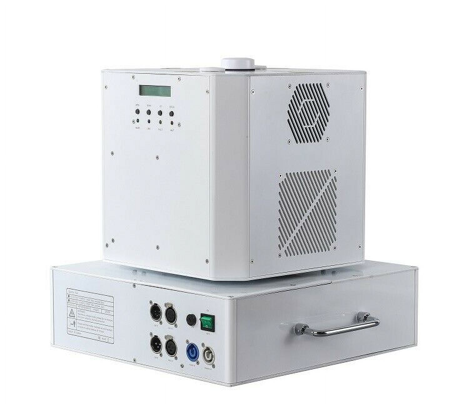 4pcs White Blitzz Pyro Effect Machine Cold Spark 1300w Spin Sparkular Fly case