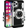 thumbnail image 4 of Emily in Paris Phone Case Compatible with iPhone 12 Pro Max 6.7 Camera Case Vintage Cover Cute 3D Cool Unique Design Silicone Case with Removable Neck Strap Lanyard for Girls Women Black, 4 of 8