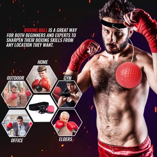 Balle de réflexe pour sports de combat - Réflexes, vitesse et force * Fight Zone Balle de réflexe pour sports de combat - Réflexes, vitesse et force * Fight Zone