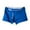 Blue, variant on LYEAA Breathable Loose Boxers Cotton Soft Men Trunks Solid Comfortable Underpants Elastic Waistband Fashion Support Pouch Underwear with Fly White S