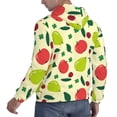 thumbnail image 3 of Hoodies for Men - Cute Teal Pear Red Fruit Long Sleeve Comfrt Men'S Fashion Hoodies & Sweatshirts, Sweatshirts for Men Hoodies Pullover Clothing Clothes with Pouch, 3 of 7
