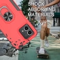 thumbnail image 5 of for Motorola G Stylus 5G 2023 Case with Tempered Glass Screen Protector,Heavy-Duty Tough Rugged Phone Case Cover with Ring Holder Kickstand for Moto G Stylus 5G 2023 (6.6", 2023) [Red/Black], 5 of 14