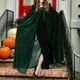 thumbnail image 4 of Capa larga Yinane con capucha para Cosplay Halloween disfraz Verde oscuro, 4 of 8