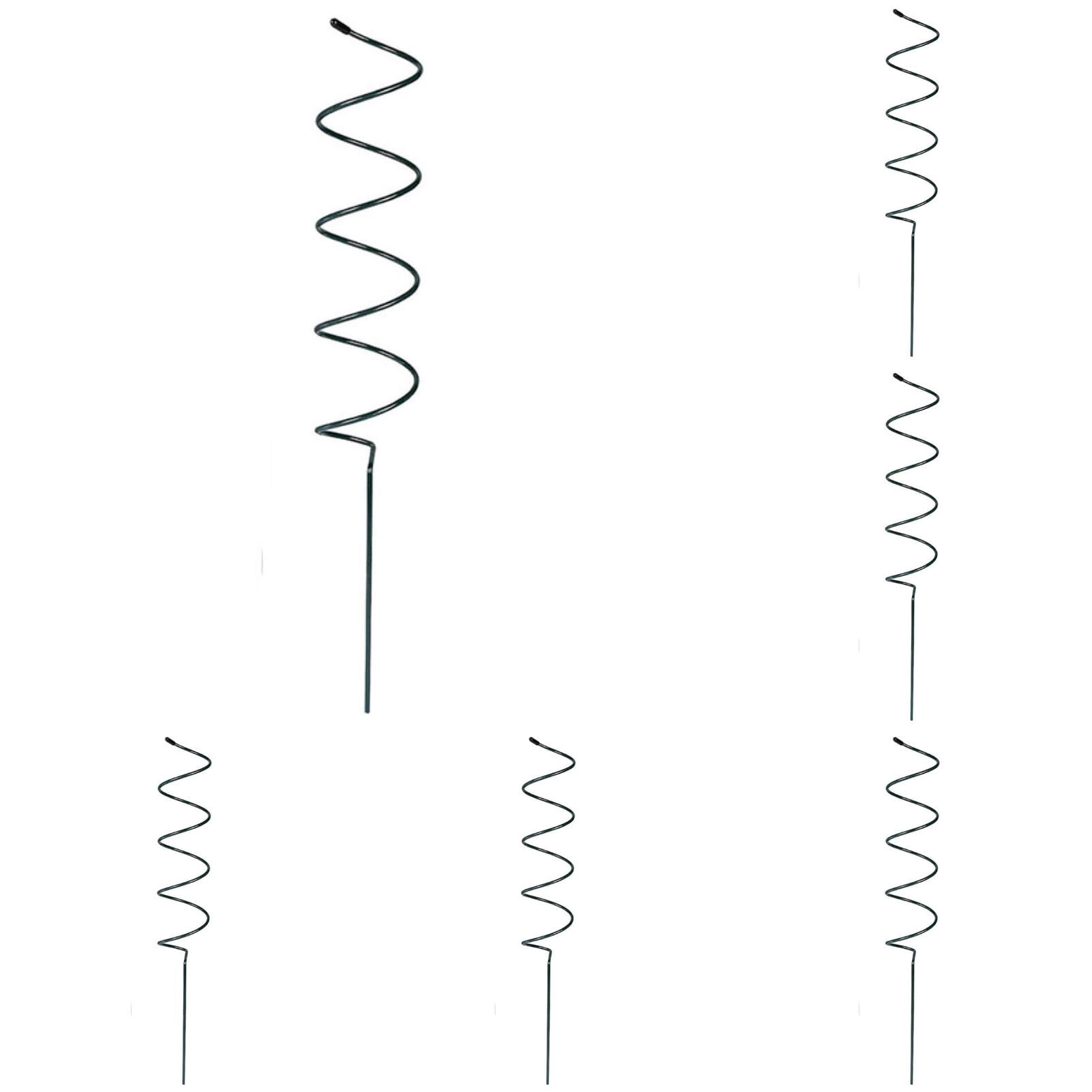 6pcs Tomato Climbing Stakes - Spiral Support Tower for Tomatoes, Peppers and Vines, Heavy Duty Twisted Garden Stakes, Upgrade Metal Cages for Outdoor Vegetable Gardening