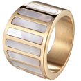 thumbnail image 1 of Women Titaniums Steel Rings Practical Sweet Style Girls Jewellery Couples Girlfriend Present, 1 of 5