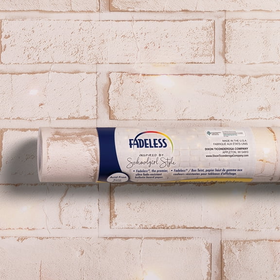 Fadeless Schoolgirl Style Bulletin Board Paper, 48" x 50', Cozy Vibes