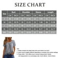 thumbnail image 3 of DENGDENG Summer Tops for Women 2024 Trendy Short Sleeve Fashion Button Square Neck Blouses Cute Petite Tops Shirts Dressy Tunic Tees 2024 Gray L, 3 of 8