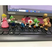 GLtrendy Toys New Super Mario Bros 1.5-2.75´´ Figures Set 6 pcs