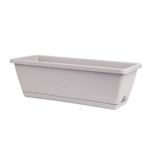 Oubit Large Flower Pot,Rectangular Planter Box Plastic Rectangular Planter Indoor Vegetable Planting Pots Exceptional Value