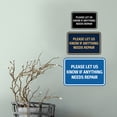 thumbnail image 4 of Signs ByLITA Classic Framed Please Let Us Know If Anything Needs Repair Door or Wall Sign | Eco-Friendly Home Sign (Black Gold) - Medium, 4 of 9