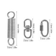 thumbnail image 2 of Raindrops  Hammock Spring Accessories Porch Swing Hanging Hardware Child Silver, 2 of 8