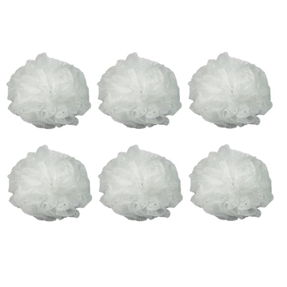 Luxury Luffa Éponge de Bain en Luffa sur une Corde, Couleur Pouvant Varier (Lot de 6)