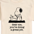thumbnail image 3 of Peanuts - Dear Me Doing Great Job - Men's Short Sleeve Graphic T-Shirt, 3 of 6
