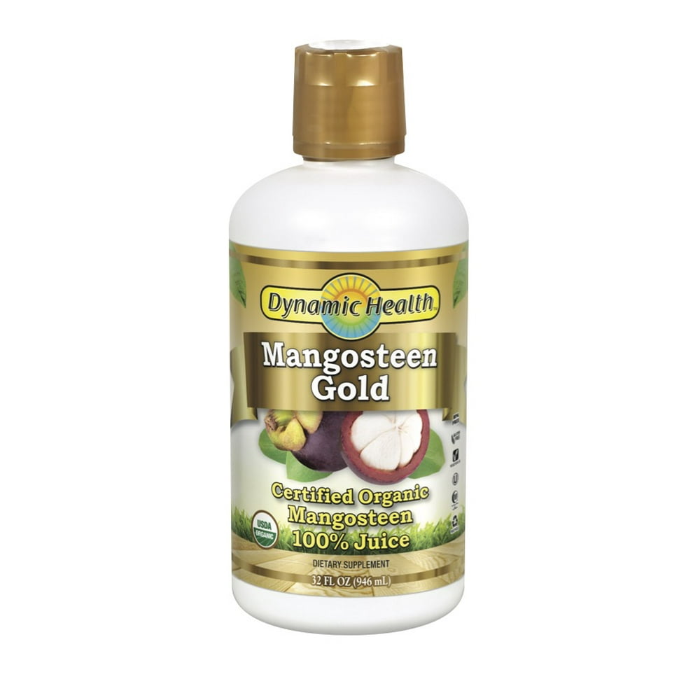 Dynamic Health Mangosteen Gold Organic Mangosteen 100 Juice