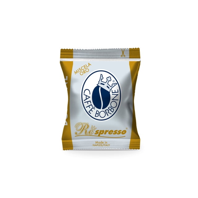Caffè Borbone Miscela Oro, Medium Roast, Coffee Capsules Compatible with Nespresso Original Machines, 50 Count