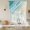 Brown Green, variant on Haze Blue Beach Coastal Tie Up Curtains 45 Inches Long, Kitchen Window Curtains Over Sink, Summer Ocean Nautical Seaside Small Window Curtains Shade Balloon Curtains Valances for Bedroom/Cafe 34"x45"