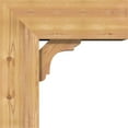 thumbnail image 3 of Ekena Millwork 7 1/2"W x 18"D x 18"H Olympic Block Smooth Bracket w/ Offset Brace, Western Red Cedar, 3 of 25