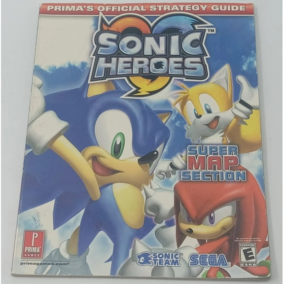 Pre-Owned Sonic Heroes Prima's Official Strategy Guide Nintendo Gamecube Xbox PS2 Playstation 2