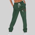 thumbnail image 4 of Ahdbta Baggy Sweatpants for Women Lounge Drawstring Elastic Waist Joggers Pants Trendy Heart Print Athletic Pants with Pockets, 4 of 4