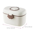 thumbnail image 5 of OFFIGAM Compact White Powder Storage Box, Portable Formula Container for Safe and Convenient Baby Formula Storage, 5 of 5