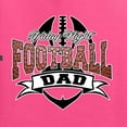 thumbnail image 2 of Wild Bobby, Friday Night Football Dad, Sports, Men Graphic Tee, Neon Pink, 5X-Large, 2 of 4