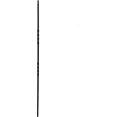 thumbnail image 3 of Iron Stair Balusters 1/2" Square x 44" Long, Double Twist, Hollow, Black Powder Coated - 30pcs - (Satin Black) - DH-03, 3 of 5