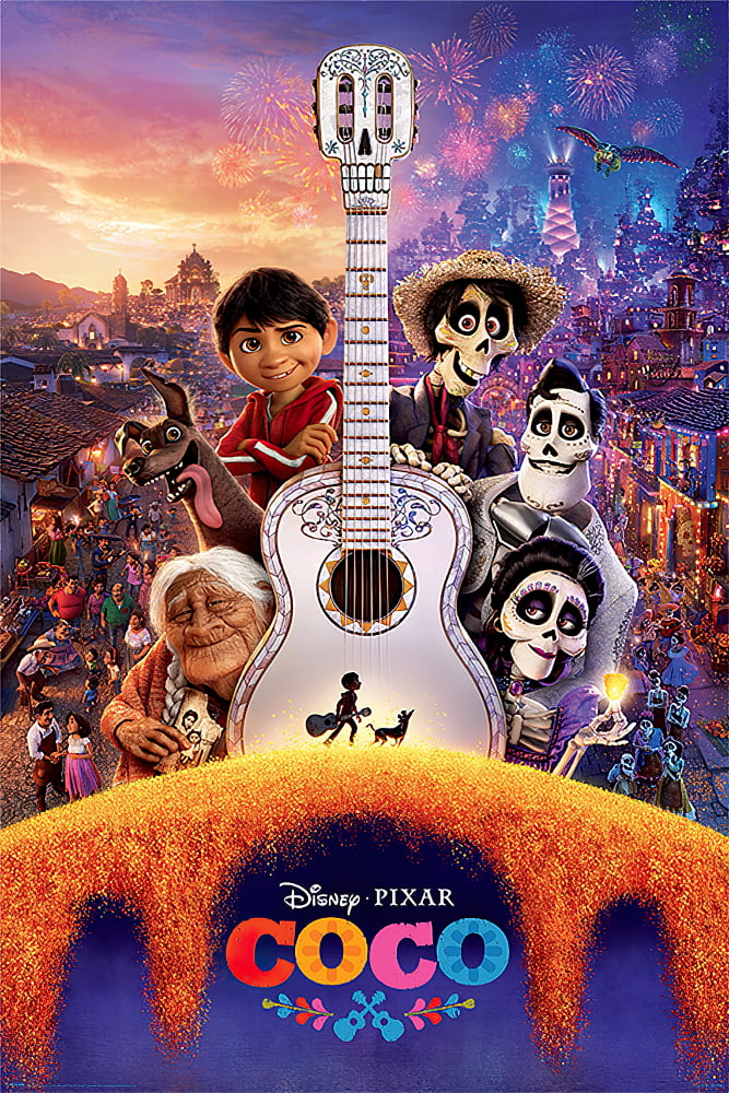 Coco - Framed Disney / Pixar Movie Poster (Regular Style - Guitar