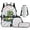 Colorful Cartoon Dinosaur, variant on Bulopur Girls 17 Inch Backpack Set 4 Piece Pink Capybara Print School Bookbag with Lunch Box, Water Bottle Holder and Pencil Case for Toddler Girls