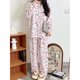 thumbnail image 5 of Japanese Style Instagram Style Hello Kitty Pajamas Women's Long-sleeved Trousers Spring and Autumn Cartoon Cute Student Home Clothes suit, 5 of 5