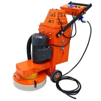 Hand-push Cement Ground Grinder Concrete Floor Polishing Machine with 5 Grinding Discs 220V