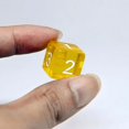 thumbnail image 4 of Juego de dados cuadrados de esquina, juego de dados coloridos de acrílico transparente de 6 lados, juegos para Club/fiesta/familia, 7 unidades por lote, 4 of 4