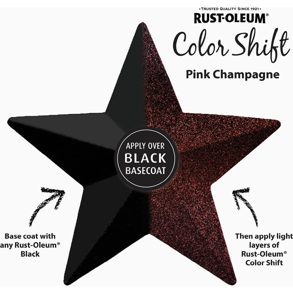 Rust-Oleum Imagine Gloss Champagne Pink Spray Paint 11 oz — Interior & Exterior Use, Professional Finish