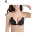 thumbnail image 3 of PULLIMORE 2 Pack Women Self Adhesive Invisible Bras Butterfly Wings Strapless Push Up Chest Stickers For Dress Halter (Cup C, Black+Skin), 3 of 10