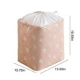 thumbnail image 3 of HongHeng Clearance Under $2.00 Storage Basket Household Oversized Foldable Drawstring Beam Closure Cloth Quilt Bag Squares Dirty Clothes Basket Storage Box, 3 of 7