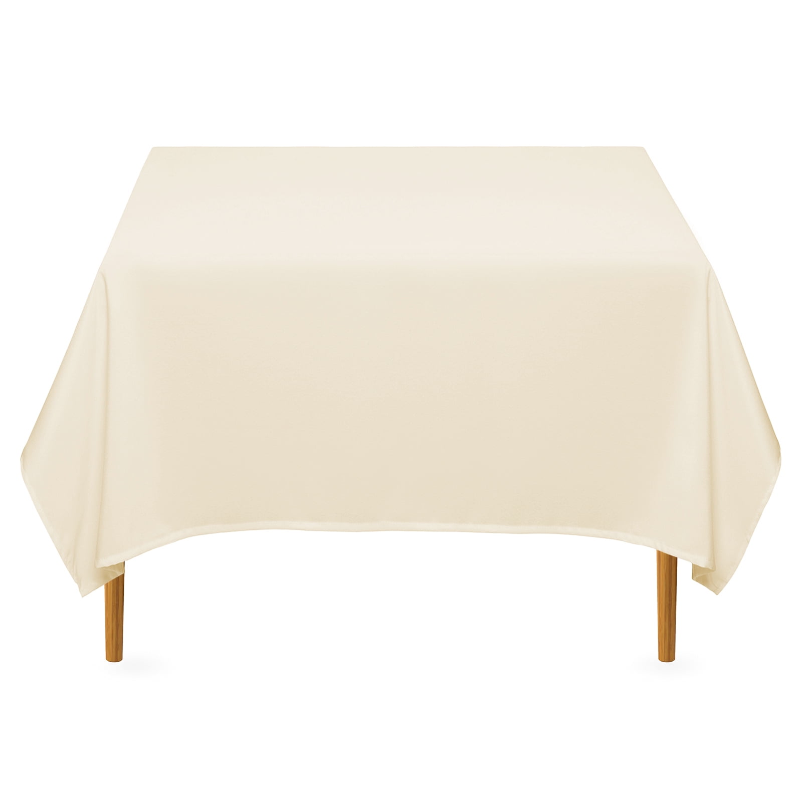 Lann's Linens Square Premium Tablecloth for Wedding / Banquet / Restaurant Polyester Fabric
