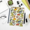 thumbnail image 7 of FMSHPON Cute Dinosaurs Clipboard Hardboard Wood Nursing Clip Board and Pull for Standard A4 Letter 13x9 inches, 7 of 7