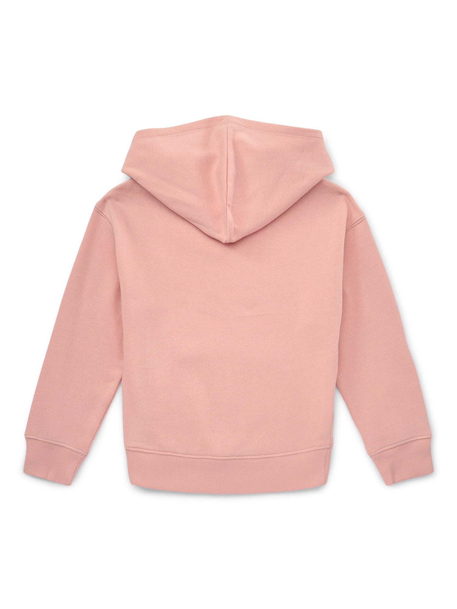 Wonder Nation Girls Graphic Hoodie and Flare Pants Fleece Set, 2-Piece, Sizes 4-18 & Plus