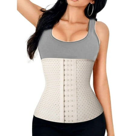 

VASLANDA Waist Trainer for Women Weight Loss Sport Workout Body Shaper Girdle Tummy Cincher Underbust Corset