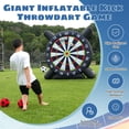 thumbnail image 4 of Diapasón inflable genérico de 10 pies con ventilador y 8 balones de fútbol, 4 of 9