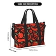 thumbnail image 2 of Rocae Tomatoes And Chili for Travel Shoulder Bag Top Handle Handbag with Yoga Mat Buckle for Gym, Work, Travel, 2 of 7